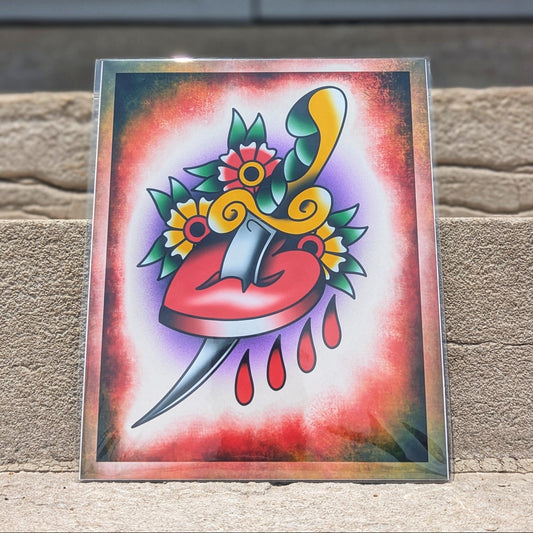 8x10 Vibrant Art Print - High Quality Gloss Paper