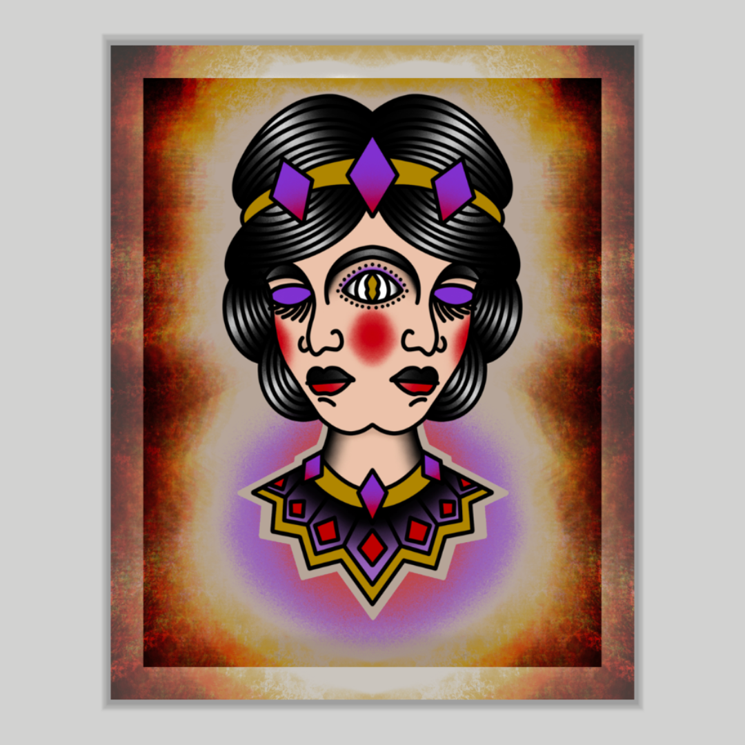 8x10 Vibrant Art Print - High Quality Gloss Paper