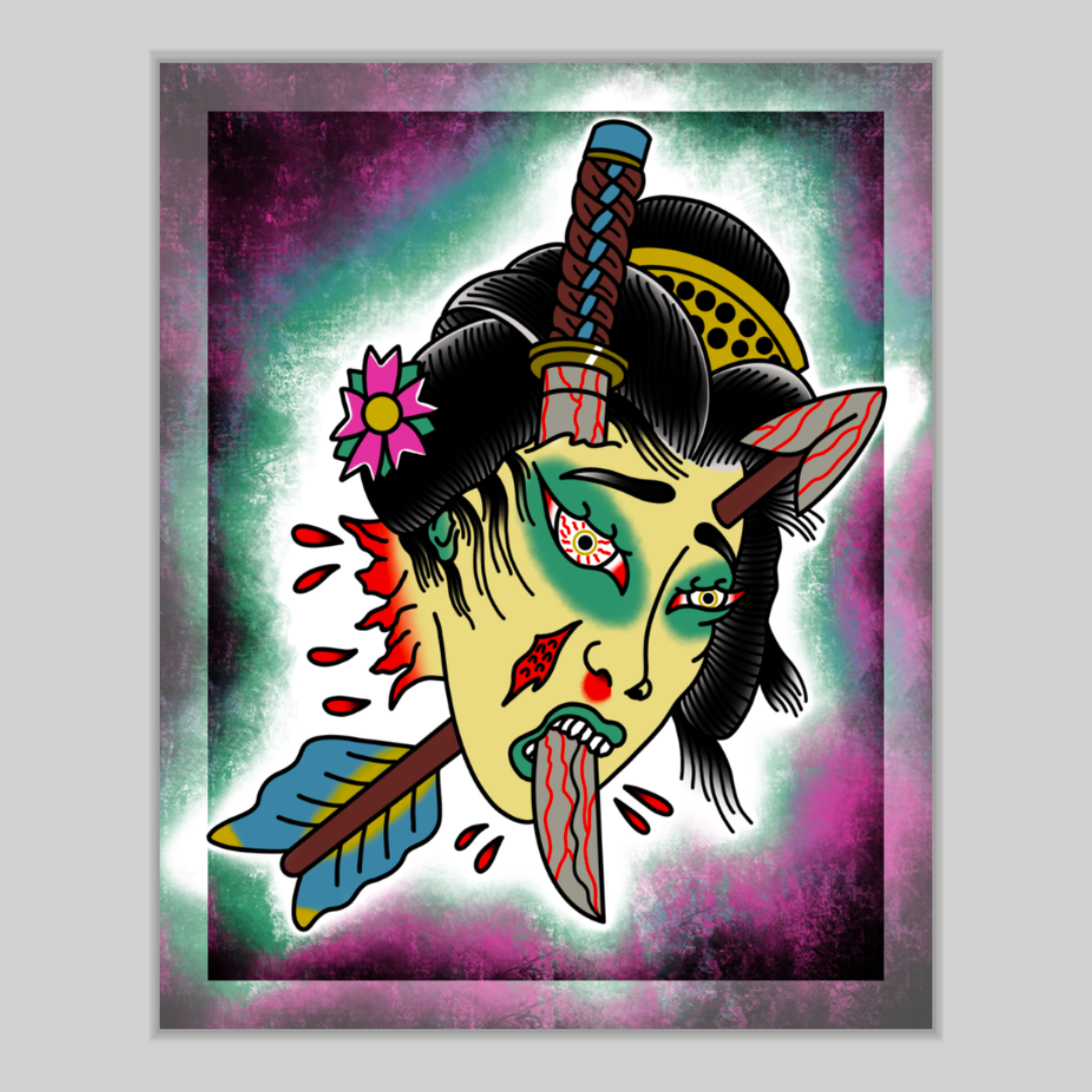 8x10 Vibrant Art Print - High Quality Gloss Paper