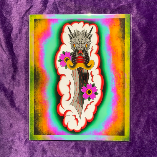 8x10 Vibrant Art Print - High Quality Gloss Paper