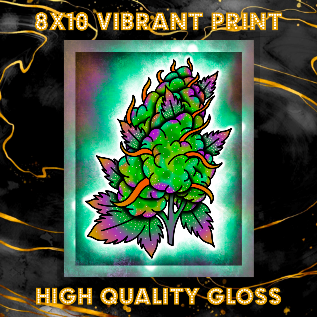 8x10 Vibrant Art Print - High Quality Gloss Paper
