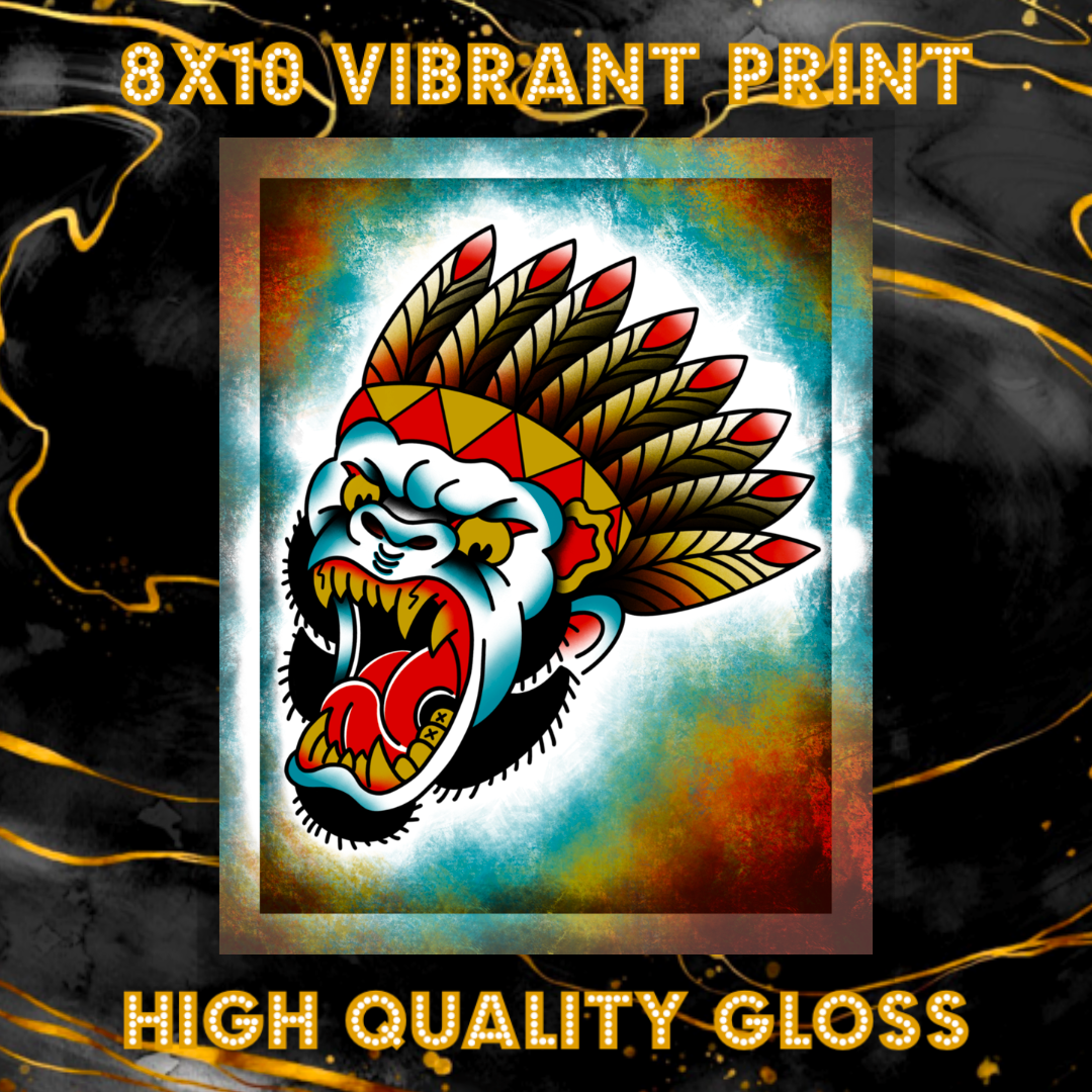 8x10 Vibrant Art Print - High Quality Gloss Paper