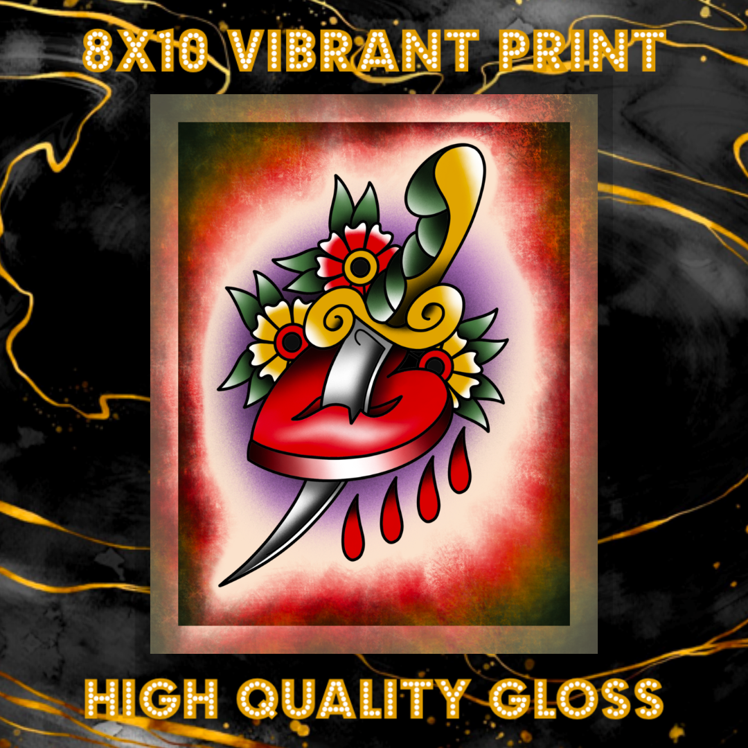8x10 Vibrant Art Print - High Quality Gloss Paper