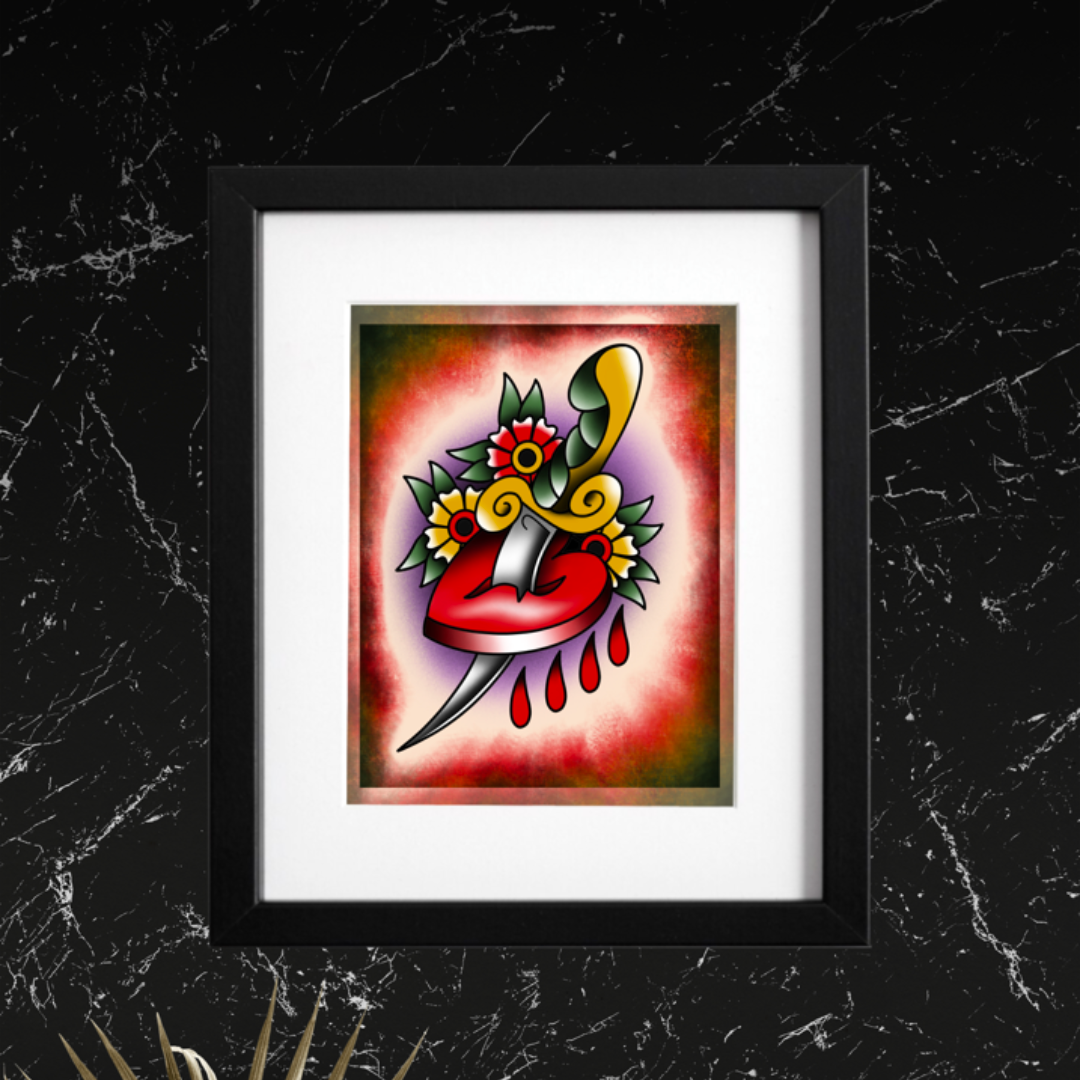 8x10 Vibrant Art Print - High Quality Gloss Paper
