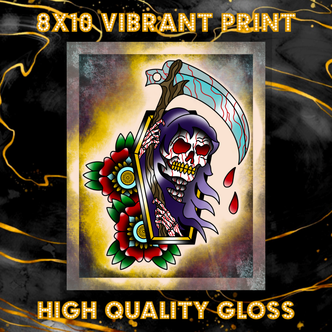 8x10 Vibrant Art Print - High Quality Gloss Paper