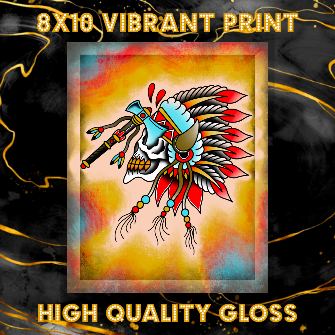 8x10 Vibrant Art Print - High Quality Gloss Paper