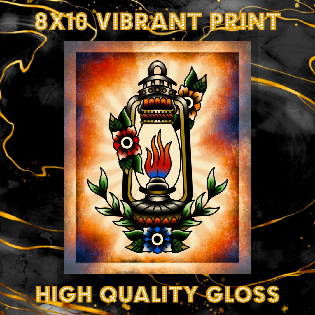 8x10 Vibrant Art Print - High Quality Gloss Paper