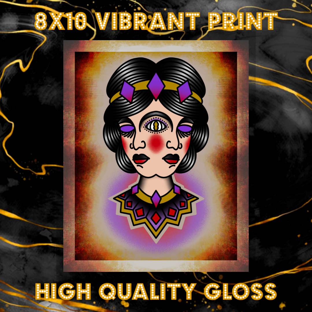 8x10 Vibrant Art Print - High Quality Gloss Paper