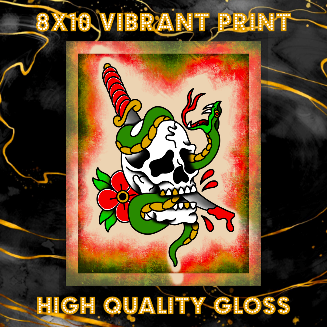 8x10 Vibrant Art Print - High Quality Gloss Paper