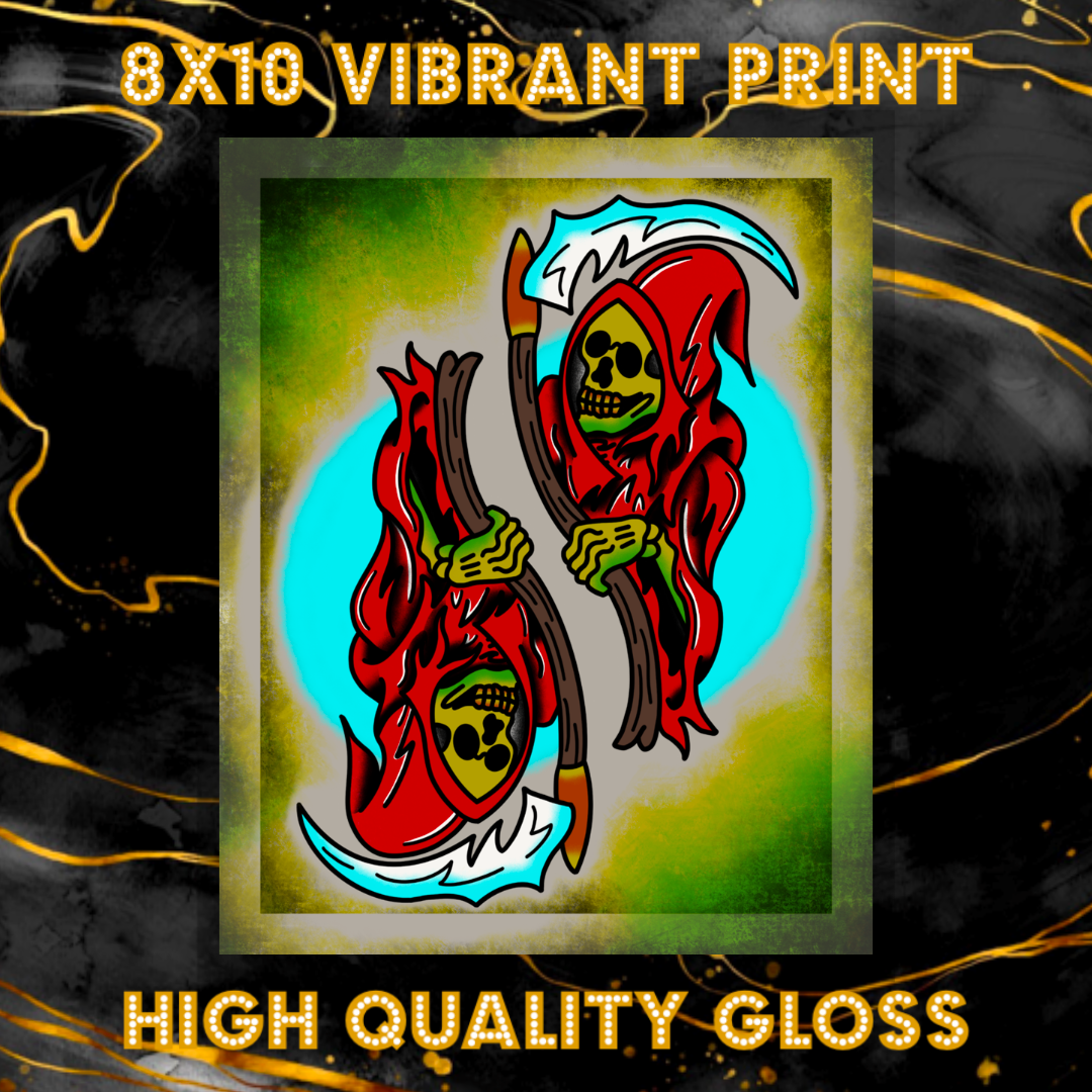 8x10 Vibrant Art Print - High Quality Gloss Paper