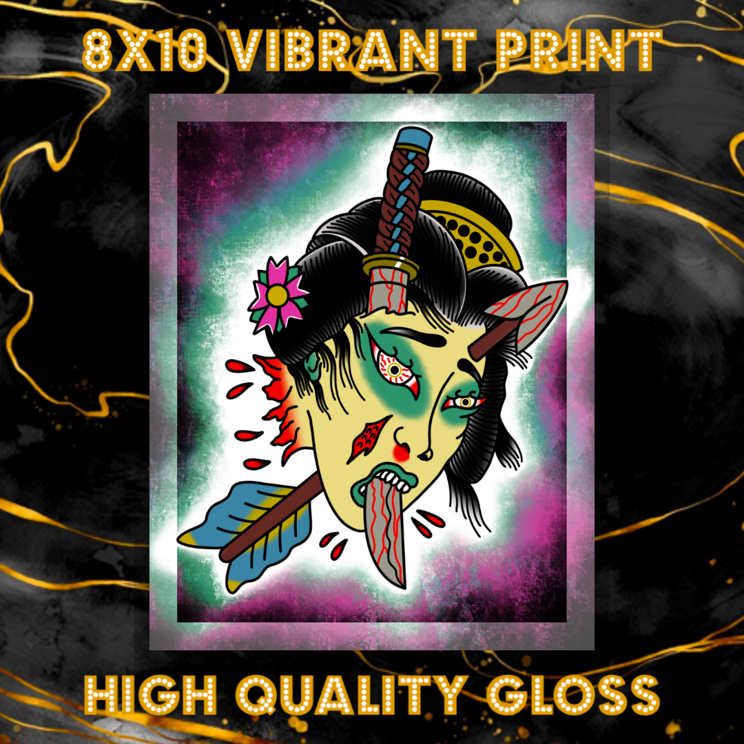 8x10 Vibrant Art Print - High Quality Gloss Paper