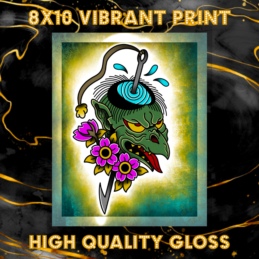 8x10 Vibrant Art Print - High Quality Gloss Paper