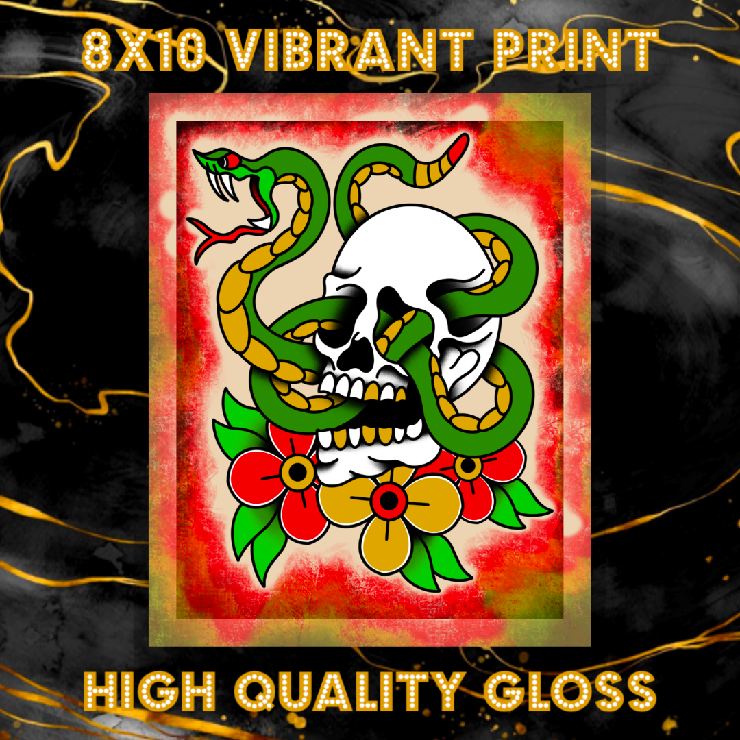 8x10 Vibrant Art Print - High Quality Gloss Paper