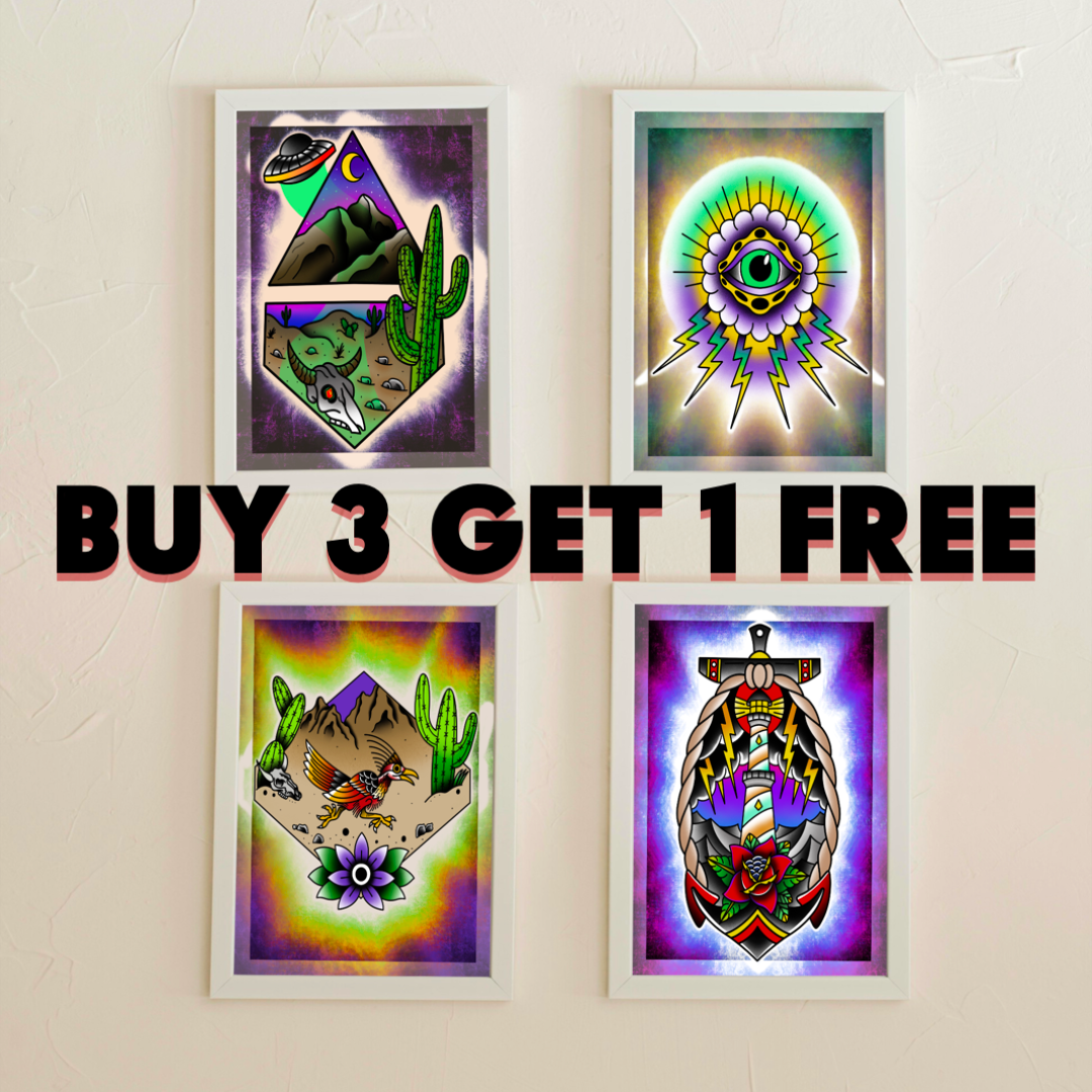 8x10 Vibrant Art Print - High Quality Gloss Paper