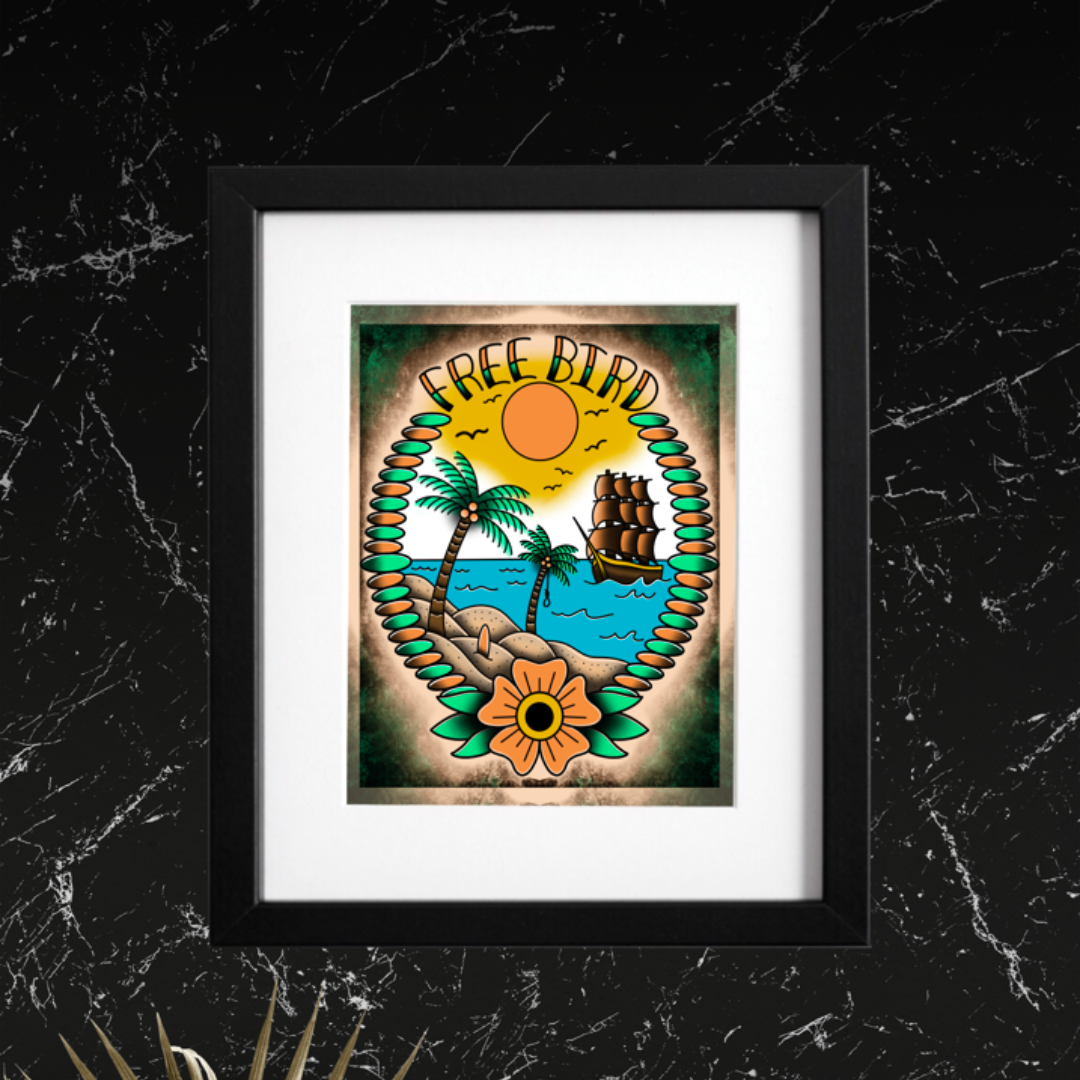 8x10 Vibrant Art Print - High Quality Gloss Paper