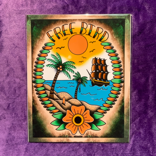 8x10 Vibrant Art Print - High Quality Gloss Paper