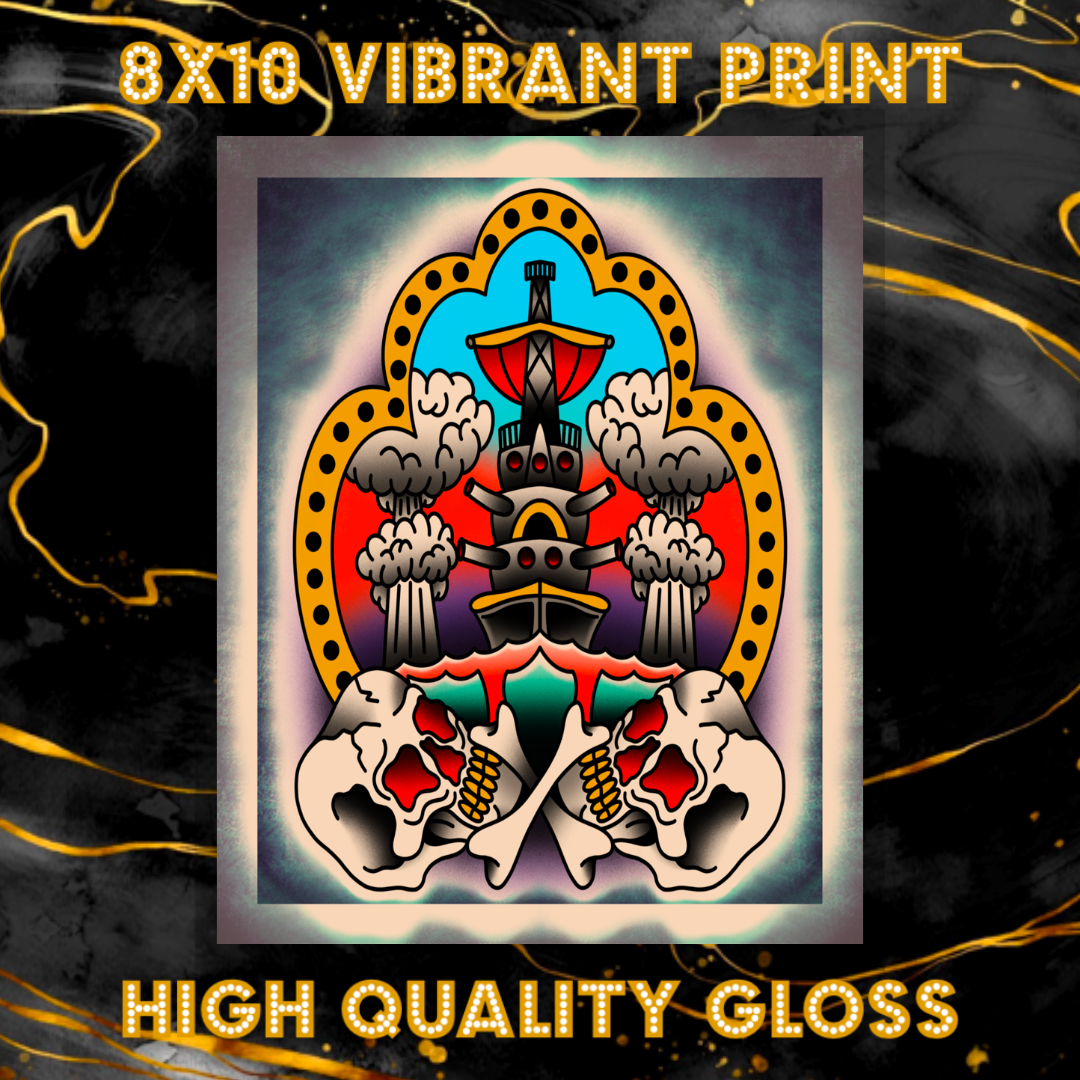 8x10 Vibrant Art Print - High Quality Gloss Paper