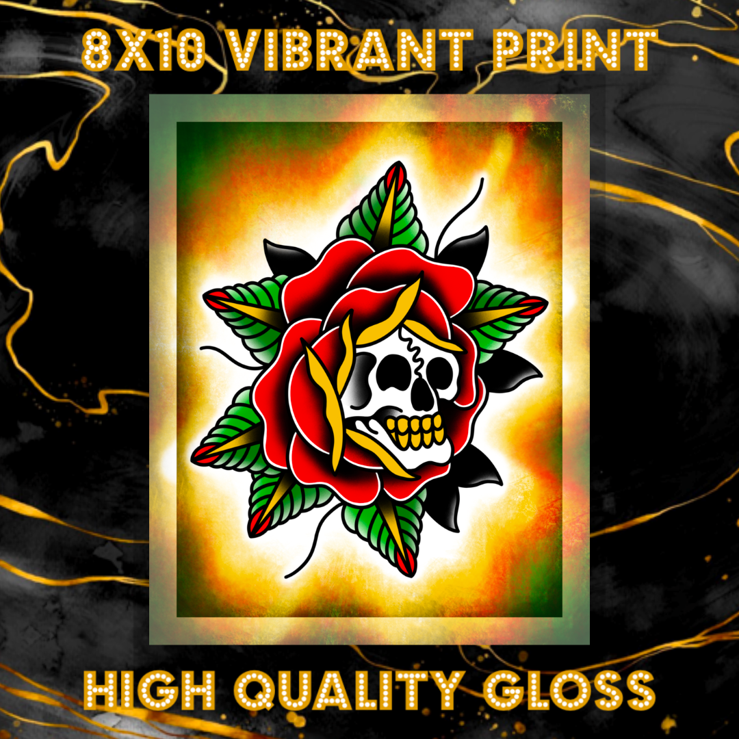 8x10 Vibrant Art Print - High Quality Gloss Paper
