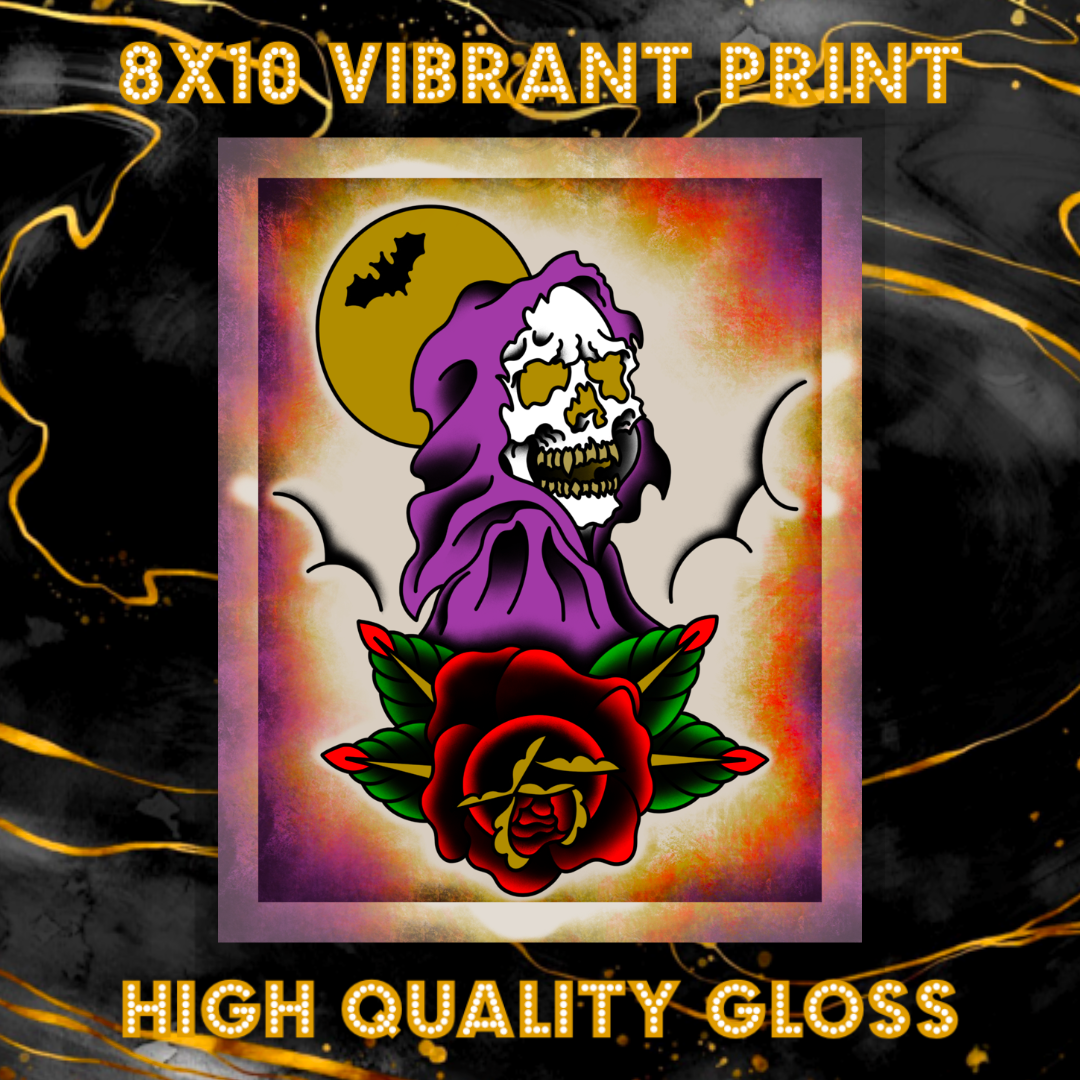 8x10 Vibrant Art Print - High Quality Gloss Paper