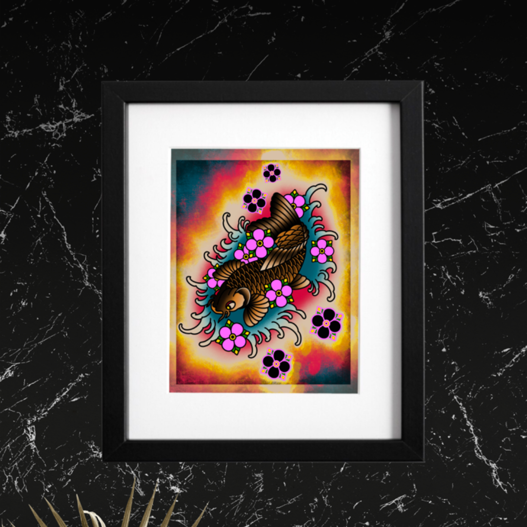 8x10 Vibrant Art Print - High Quality Gloss Paper