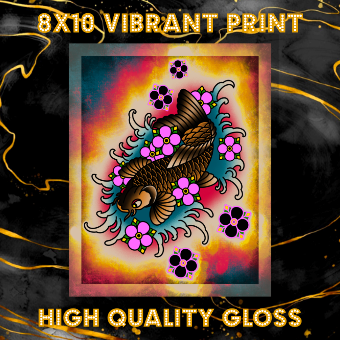 8x10 Vibrant Art Print - High Quality Gloss Paper