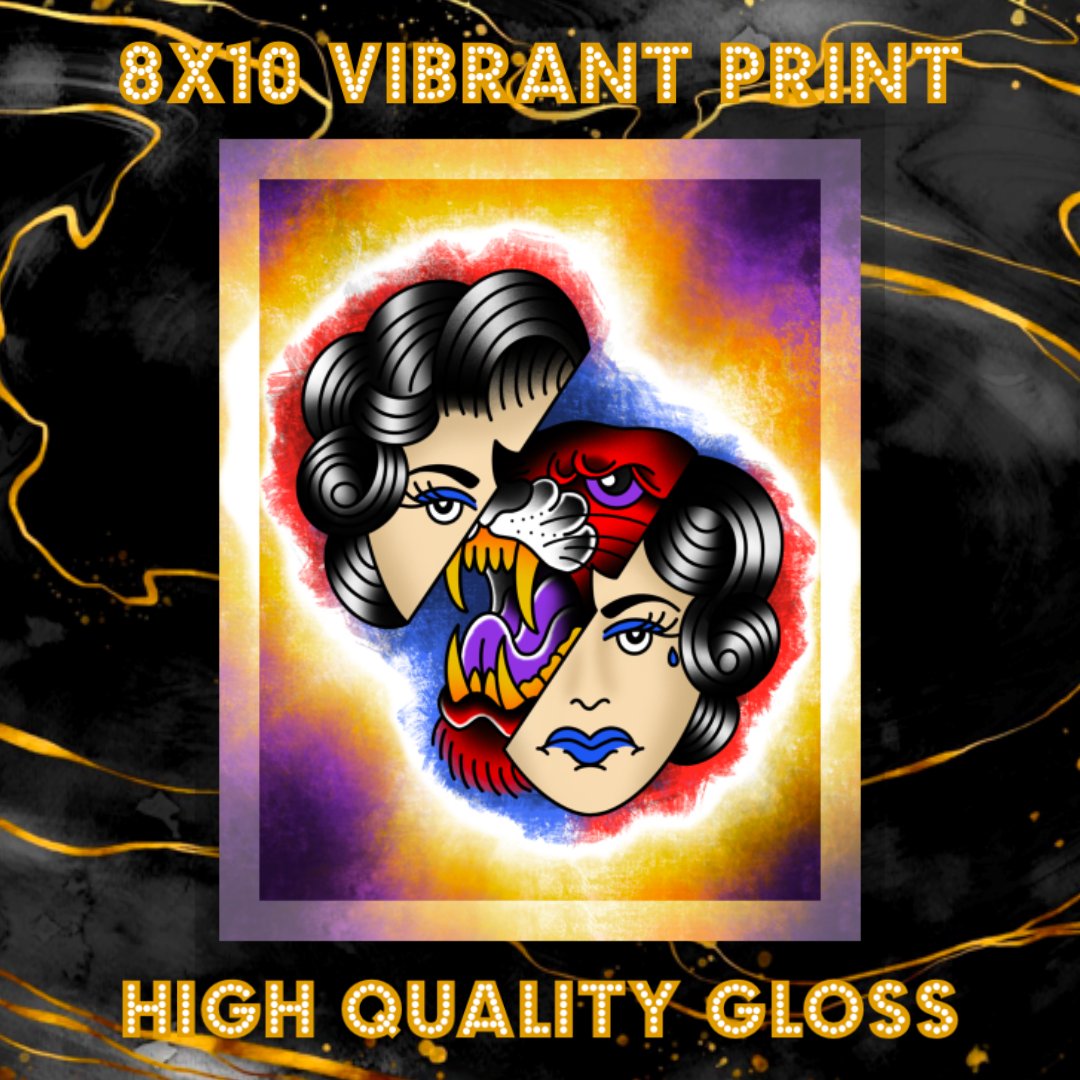 8x10 Vibrant Art Print - High Quality Gloss Paper