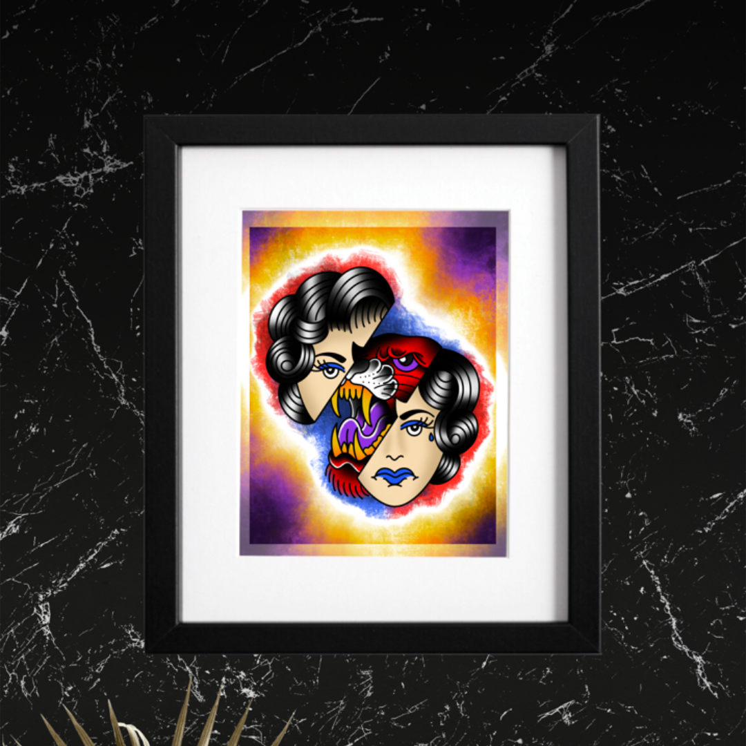 8x10 Vibrant Art Print - High Quality Gloss Paper