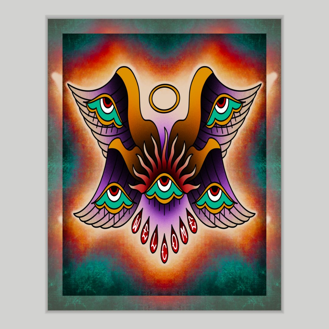 8x10 Vibrant Art Print - High Quality Gloss Paper