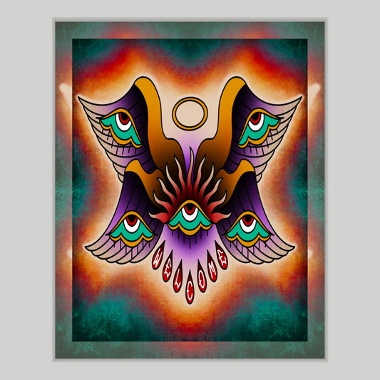 8x10 Vibrant Art Print - High Quality Gloss Paper