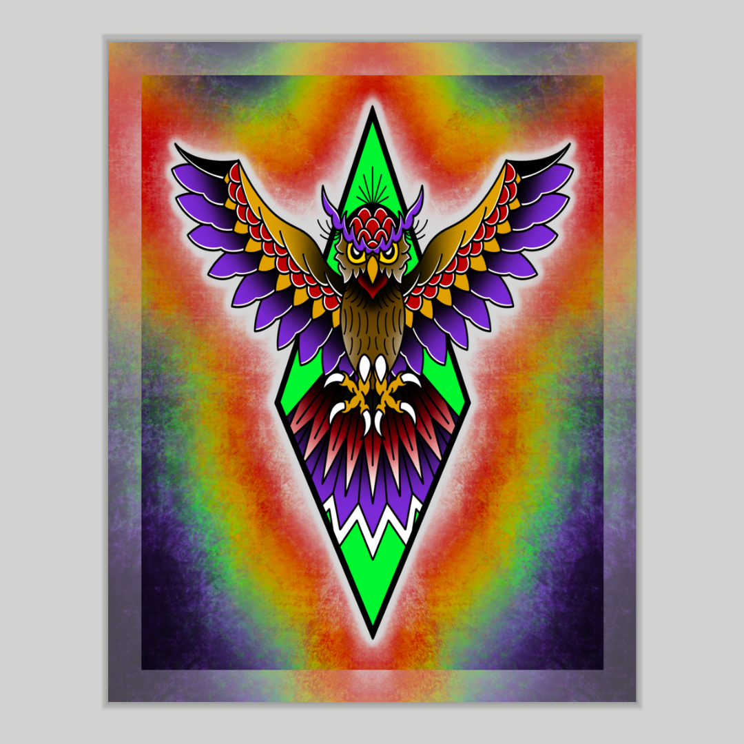 8x10 Vibrant Art Print - High Quality Gloss Paper