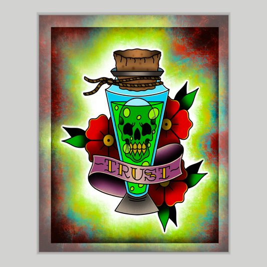 8x10 Vibrant Art Print - High Quality Gloss Paper