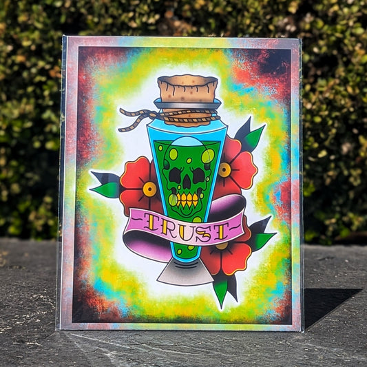 8x10 Vibrant Art Print - High Quality Gloss Paper