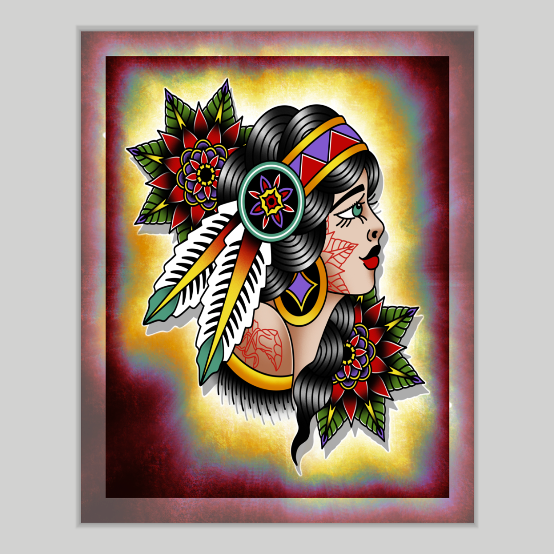 8x10 Vibrant Art Print - High Quality Gloss Paper