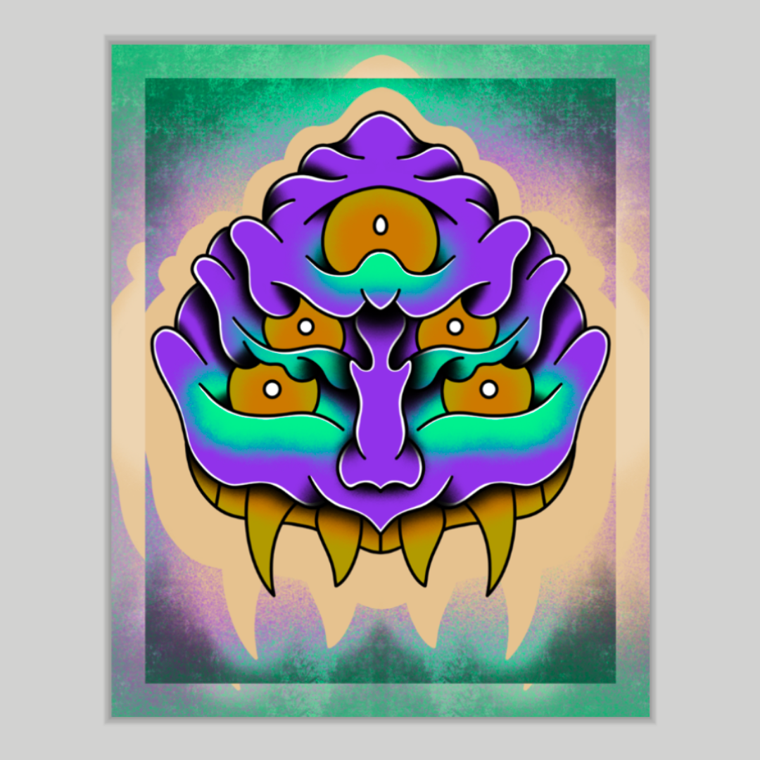 8x10 Vibrant Art Print - High Quality Gloss Paper