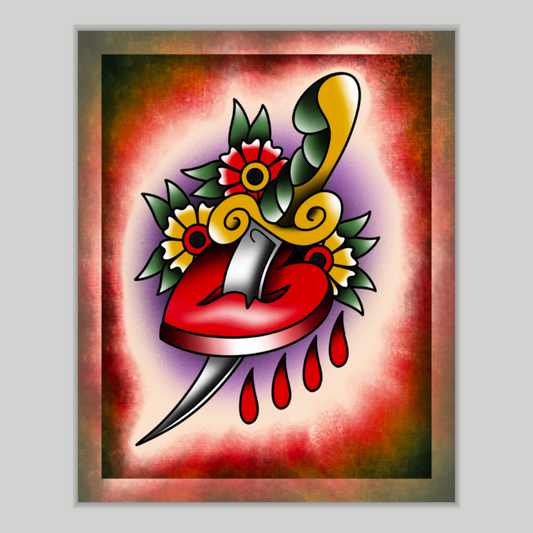 8x10 Vibrant Art Print - High Quality Gloss Paper