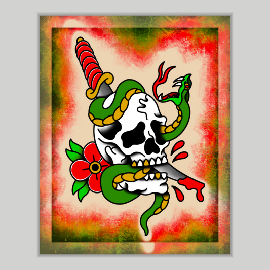 8x10 Vibrant Art Print - High Quality Gloss Paper