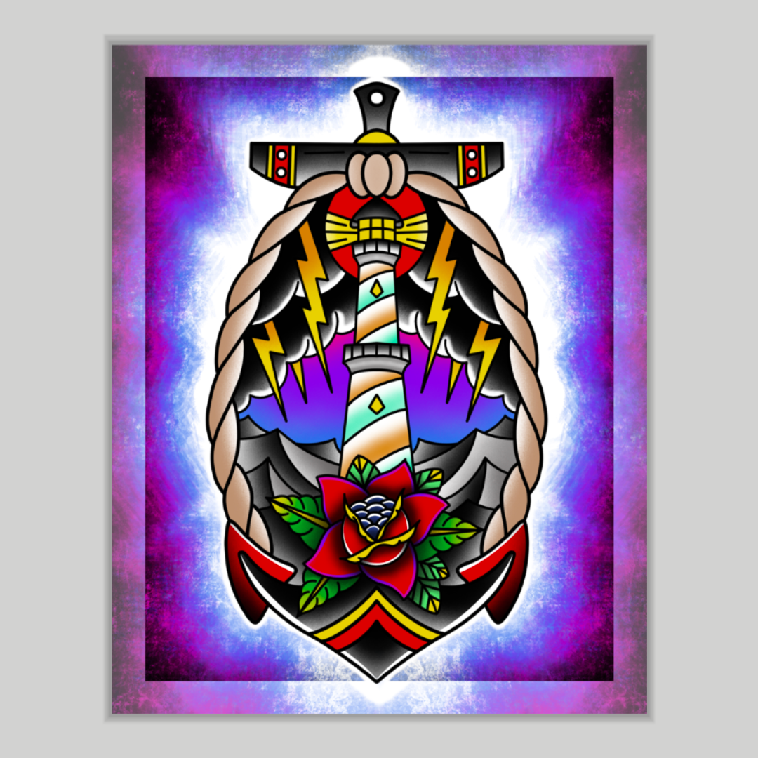 8x10 Vibrant Art Print - High Quality Gloss Paper