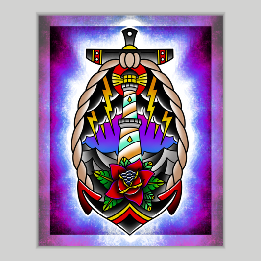 8x10 Vibrant Art Print - High Quality Gloss Paper