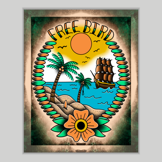 8x10 Vibrant Art Print - High Quality Gloss Paper