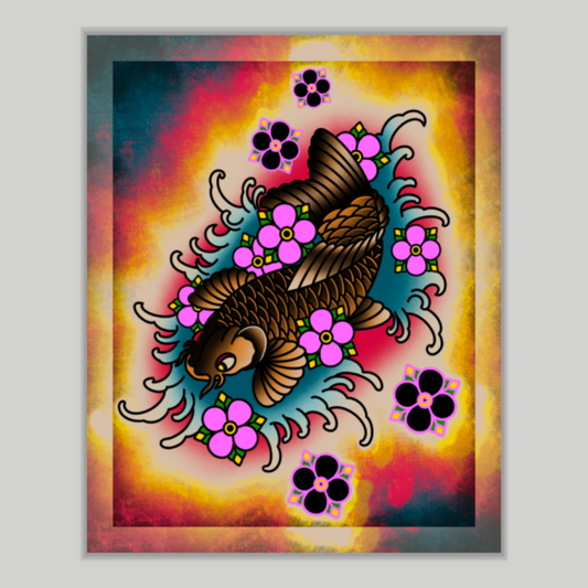 8x10 Vibrant Art Print - High Quality Gloss Paper