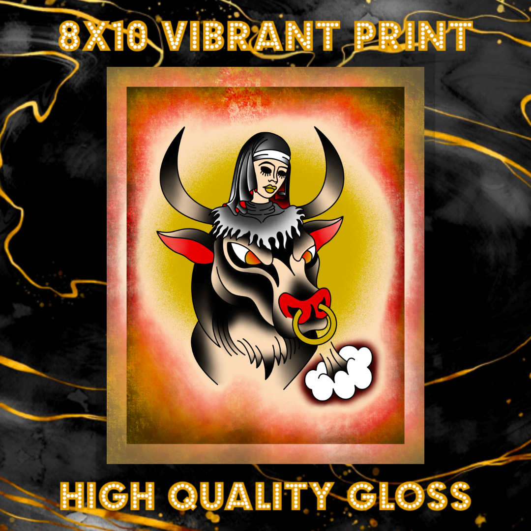 8x10 Vibrant Art Print - High Quality Gloss Paper