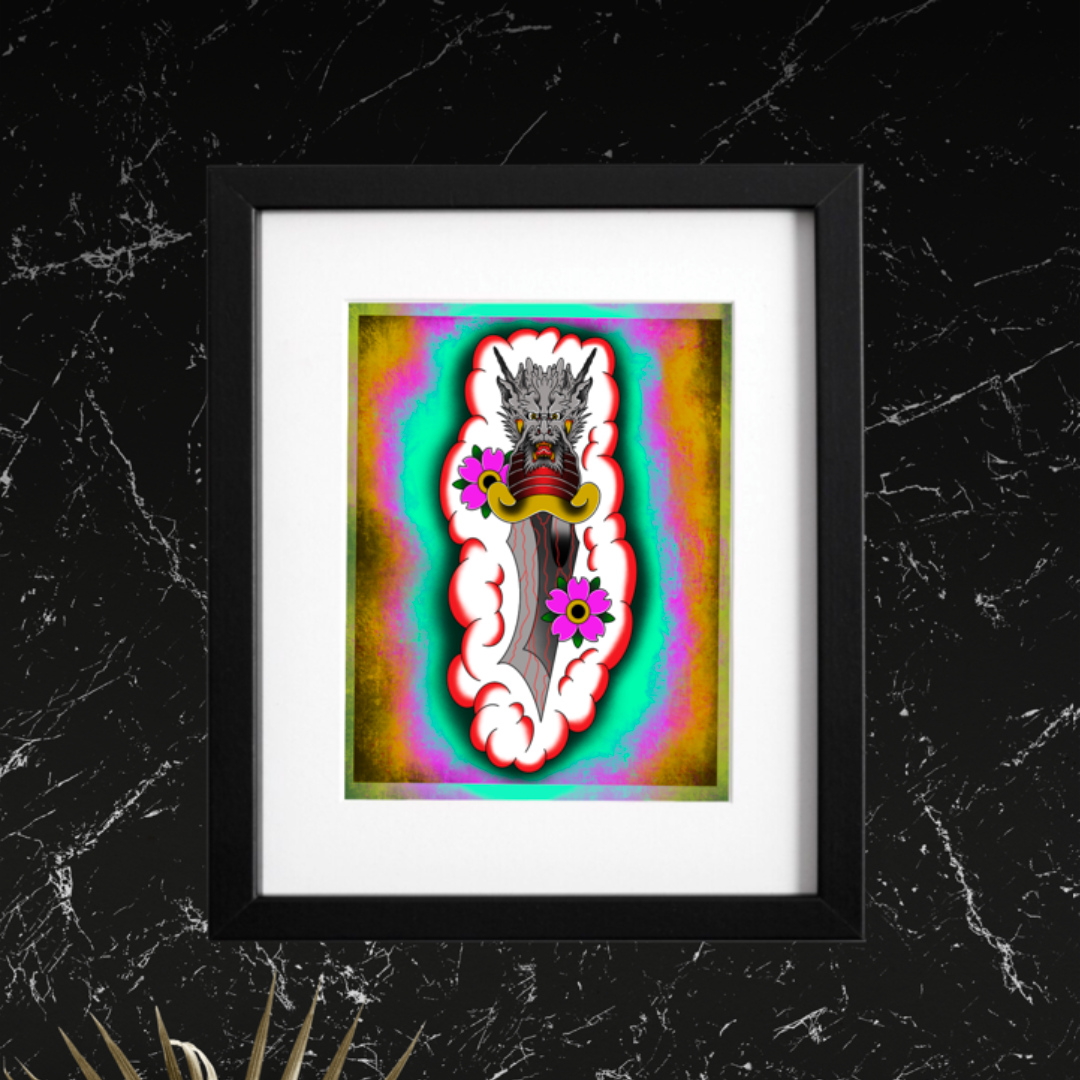 8x10 Vibrant Art Print - High Quality Gloss Paper