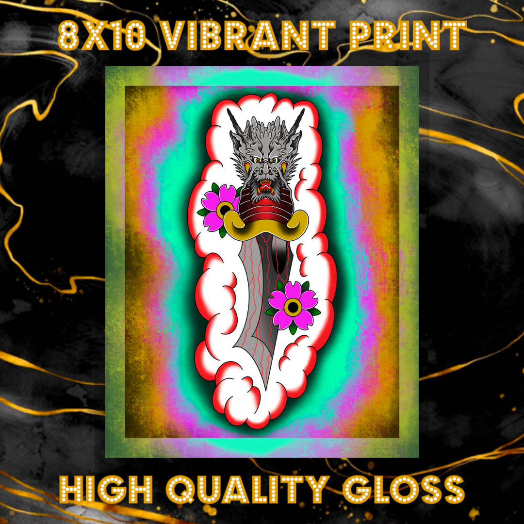 8x10 Vibrant Art Print - High Quality Gloss Paper