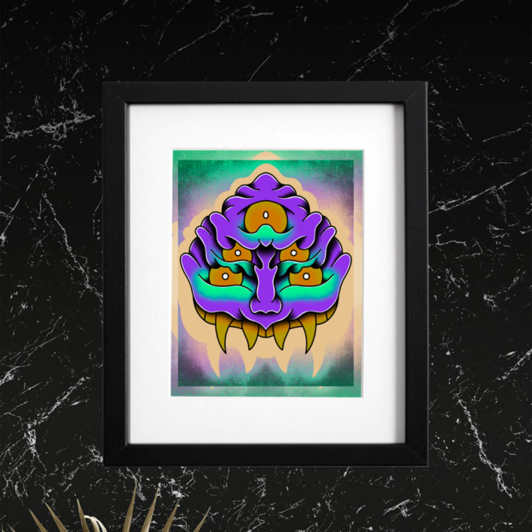 8x10 Vibrant Art Print - High Quality Gloss Paper