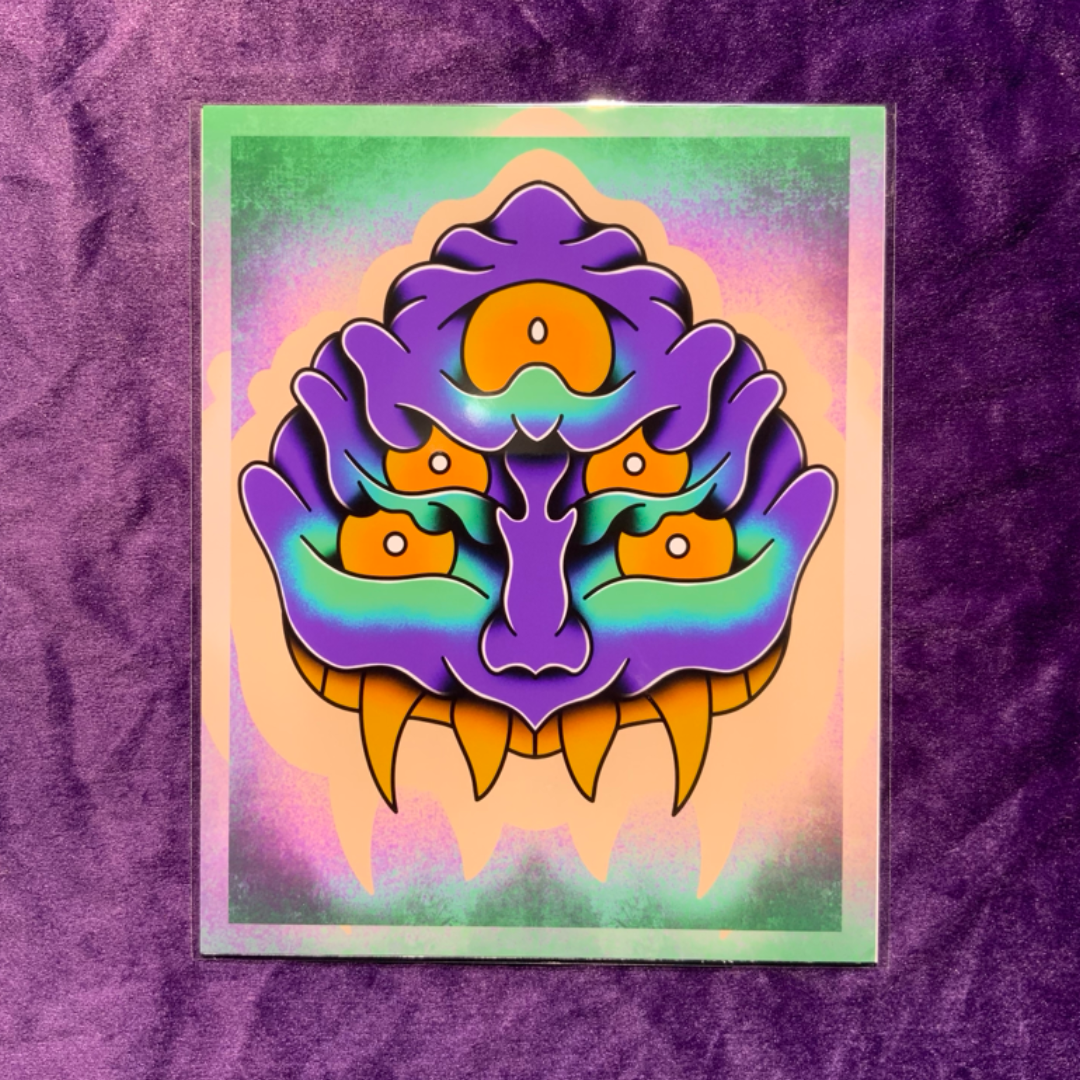 8x10 Vibrant Art Print - High Quality Gloss Paper