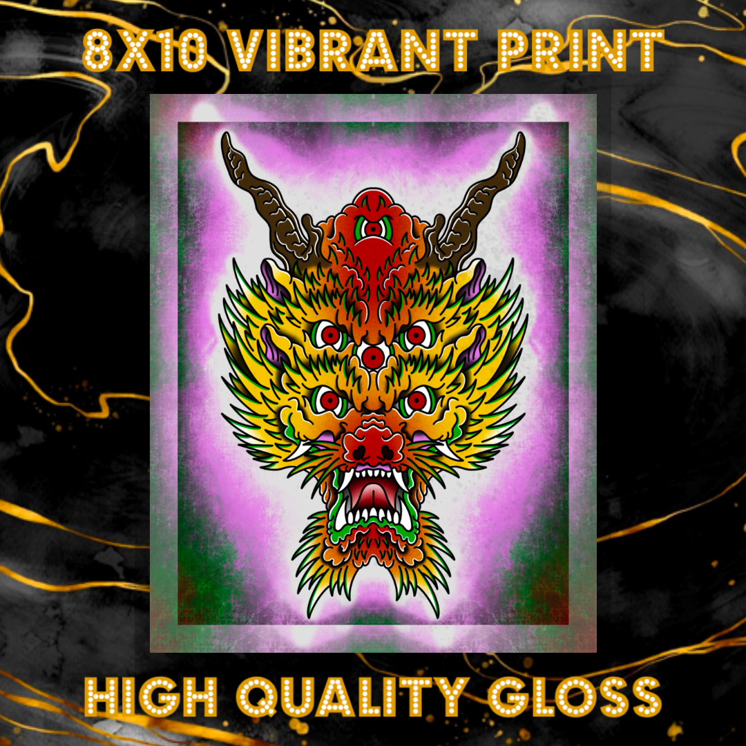 8x10 Vibrant Art Print - High Quality Gloss Paper