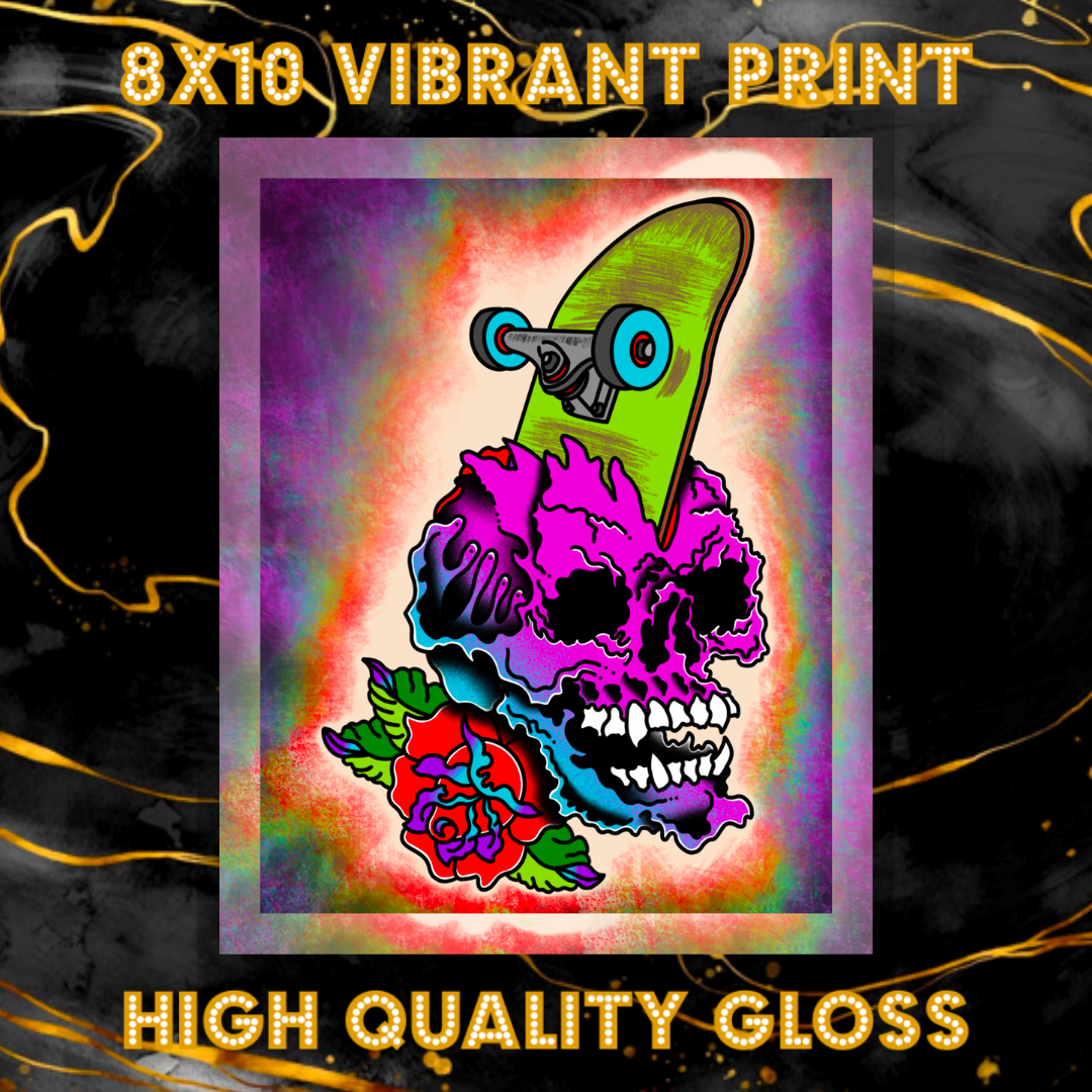 8x10 Vibrant Art Print - High Quality Gloss Print