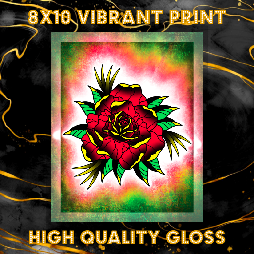 8x10 Vibrant Art Print - High Quality Gloss Paper