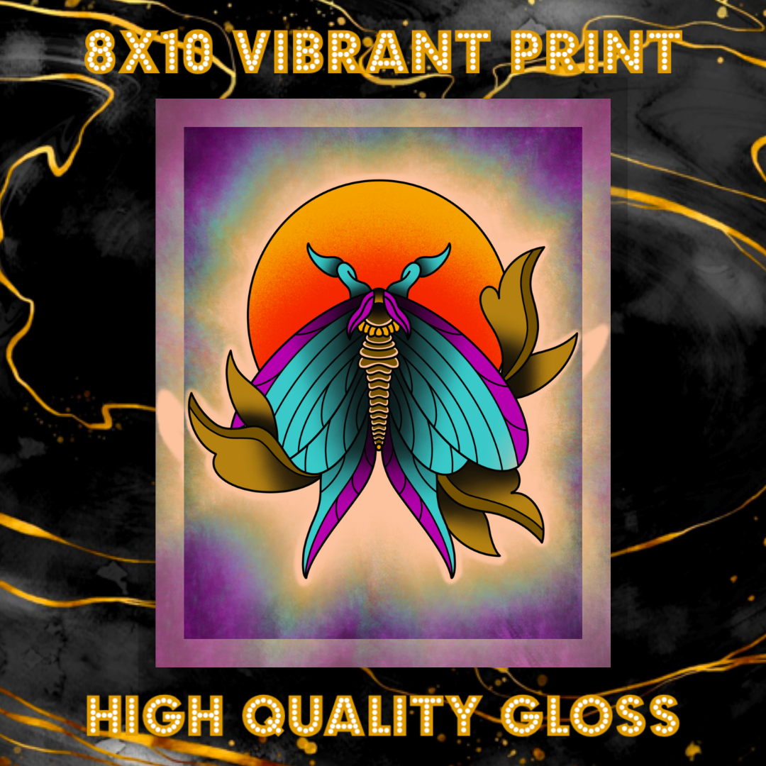 8x10 Vibrant Art Print - High Quality Gloss Paper