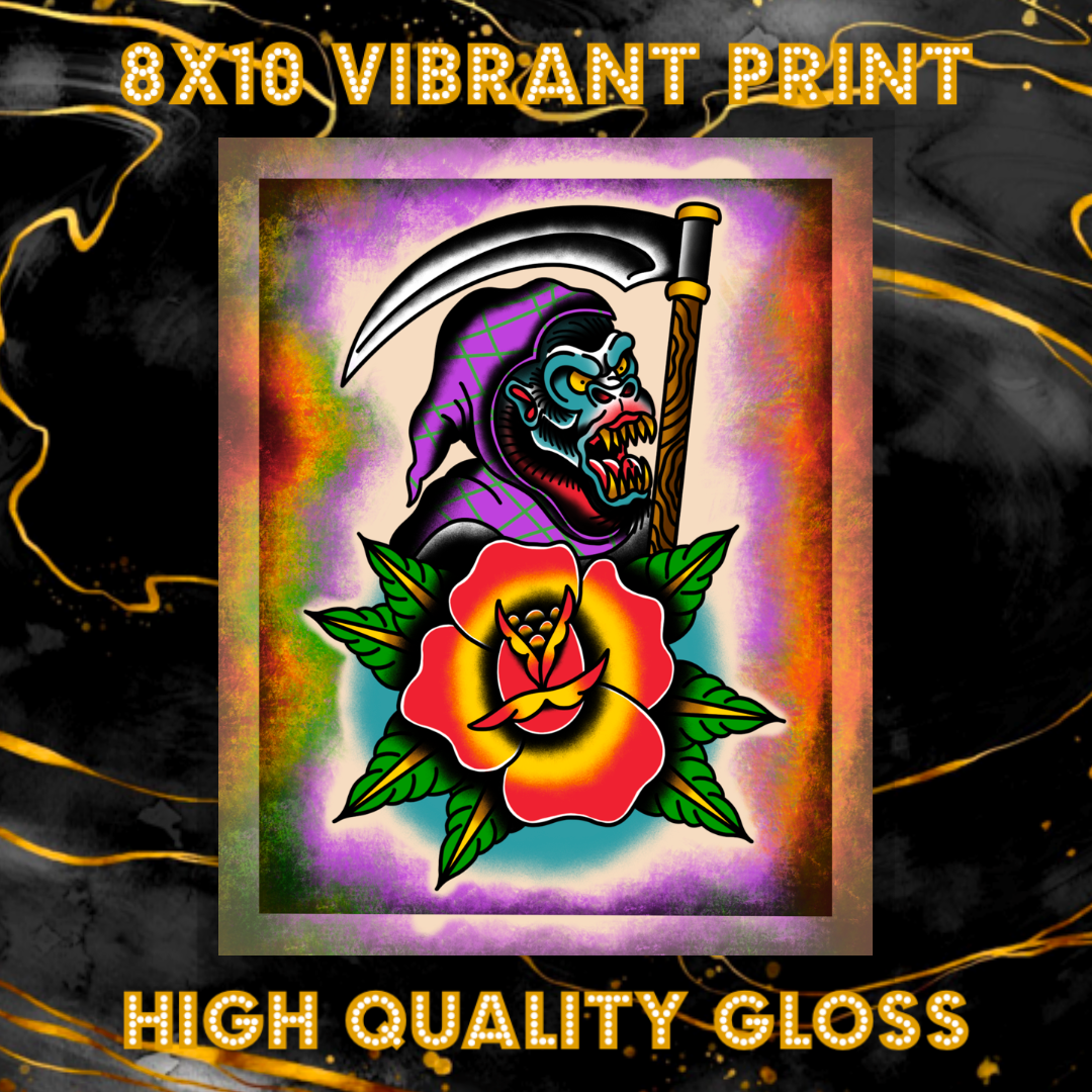 8x10 Vibrant Art Print - High Quality Gloss Paper